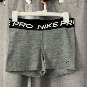 Nike Pro Gray Athletic Shorts